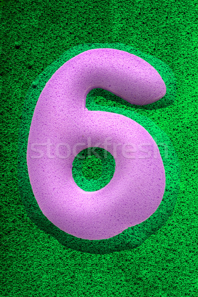 Number Six in Purple Stock photo © JFJacobsz