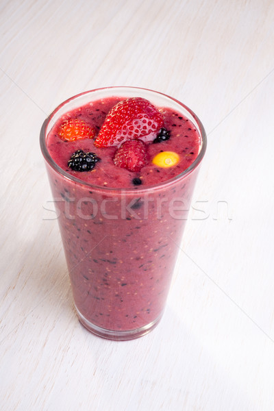 Stock photo: Fresh Berries Smoothy