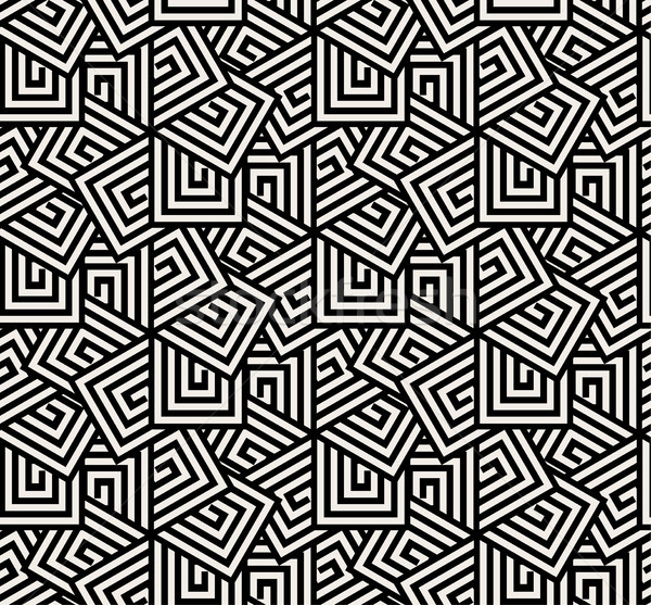 シームレス 六角形 パターン ベクトル デザイン 抽象的な ストックフォト © jiaking1