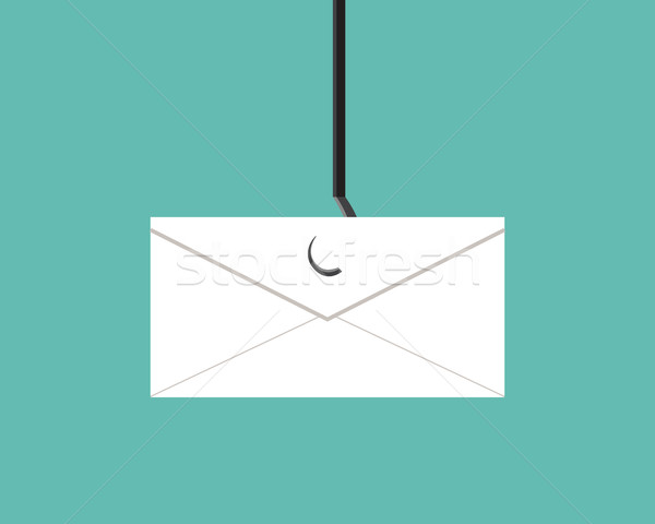 Phishing, Scams mail in vector design Stock photo © jiaking1