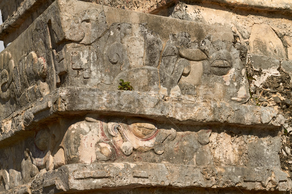 Stok fotoğraf: Detay · ören · tapınak · Meksika · Bina · şehir