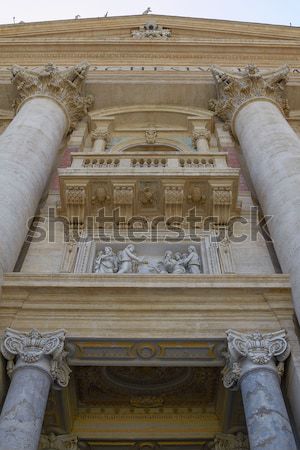 Look up to Main Balcony, St. Peter's Basilica Stock photo © jirivondrous