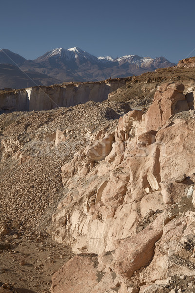 Kamień wulkan Peru słynny świetle skały wulkaniczne Zdjęcia stock © jirivondrous