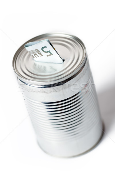 paper currency in tin can Stock photo © jirkaejc