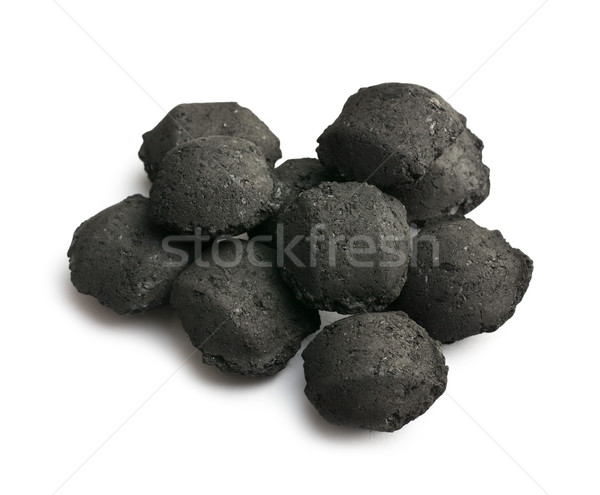 Węgiel drzewny moc biały grill środowiska brudne Zdjęcia stock © jirkaejc