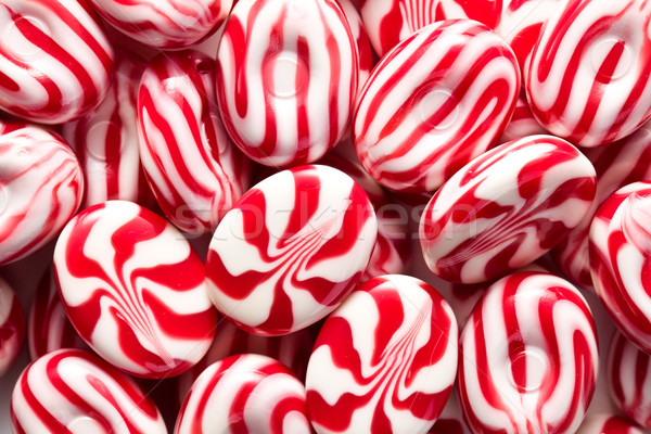 Stock photo: red white bonbons