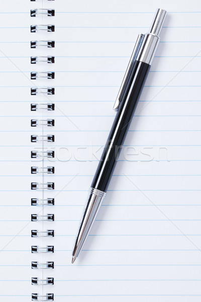 black pen and notebook Stock photo © jirkaejc