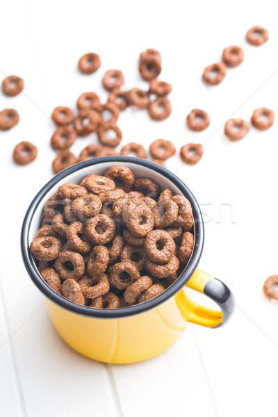 chocolate cereal rings Stock photo © jirkaejc