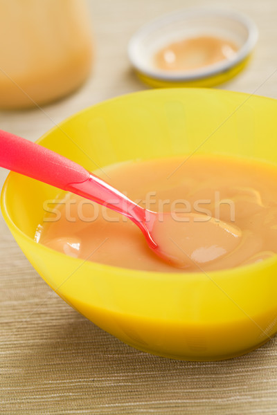 baby food in plastic bowl Stock photo © jirkaejc