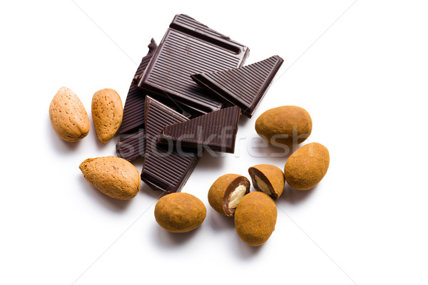 Cioccolato cannella candy drop presenti Foto d'archivio © jirkaejc
