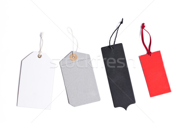 Stock photo: blank price tags