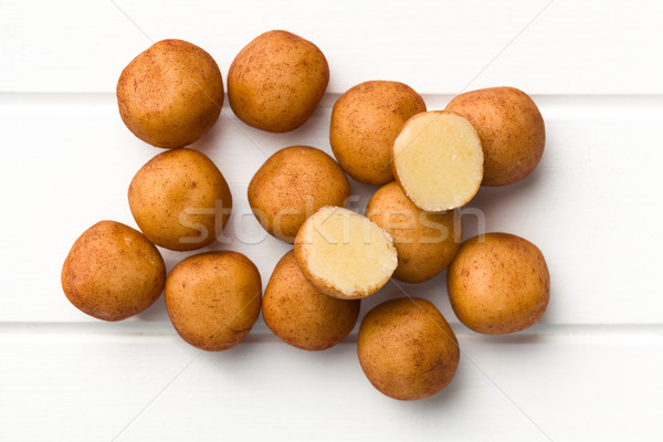 Foto stock: Marzipan · branco · grupo · bola