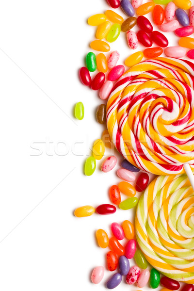 Coloré lollipop jelly beans alimentaire fruits groupe [[stock_photo]] © jirkaejc