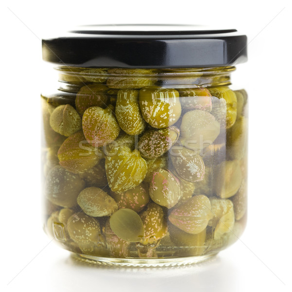 Stock photo: marinated capers