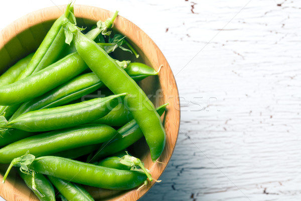 [[stock_photo]]: Vert · bois · bol · fissuré · alimentaire · santé