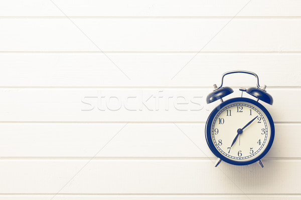 Analog retro ceas desteptator top vedere acasă Imagine de stoc © jirkaejc