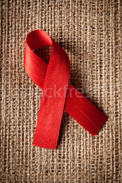 red ribbon aids awareness  Stock photo © jirkaejc