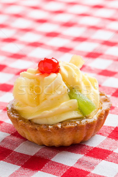 Torta di frutta Cup torta gustoso frutta ristorante Foto d'archivio © jirkaejc