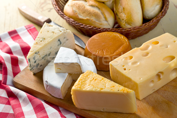 still life with cheeses Stock photo © jirkaejc