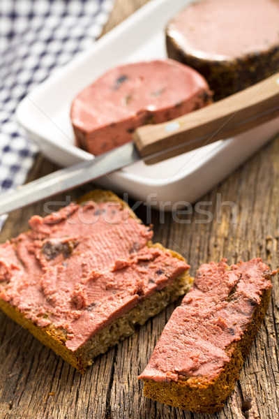 gourmet pate with bread Stock photo © jirkaejc