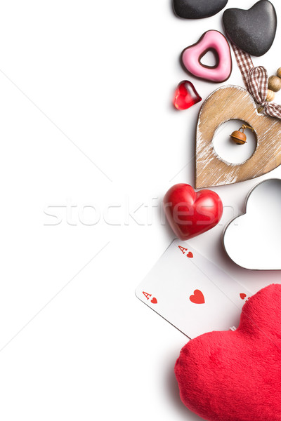 various types of valentine hearts Stock photo © jirkaejc