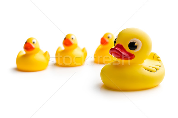 yellow bath ducks Stock photo © jirkaejc