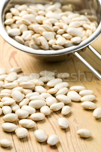 白 豆類 植物 吃 烹飪 吃 商業照片 © jirkaejc