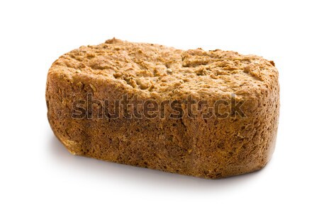 Stockfoto: Eigengemaakt · volkorenbrood · witte · achtergrond · brood · tarwe
