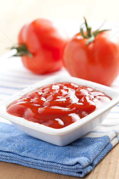 ketchup and tomatoes Stock photo © jirkaejc