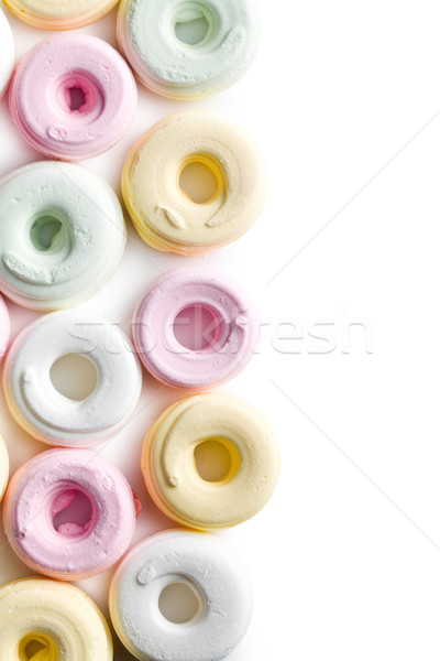 Stock photo: colorful meringues
