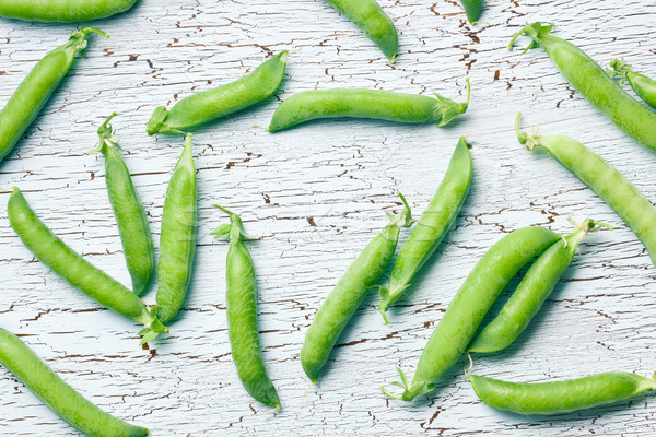 top view of green pea pods Stock photo © jirkaejc