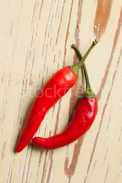 Stock photo: red hot peppers