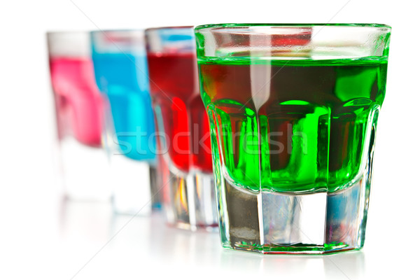 various colorful liquors Stock photo © jirkaejc