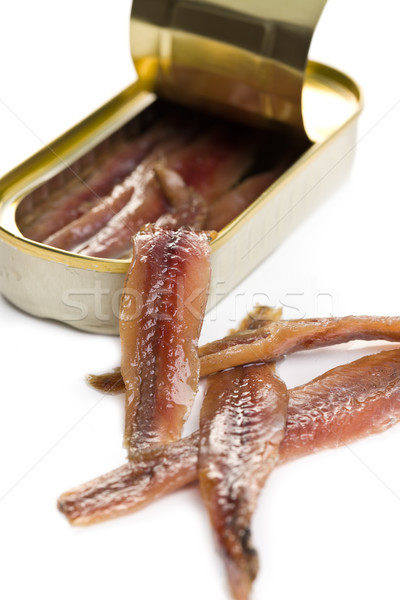 anchovies fillets in tin can Stock photo © jirkaejc