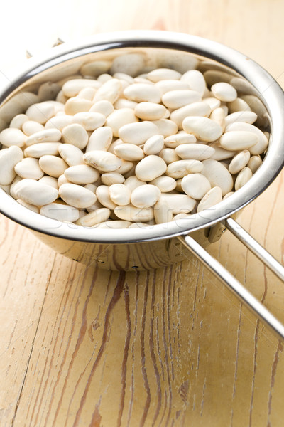 white beans in colander Stock photo © jirkaejc