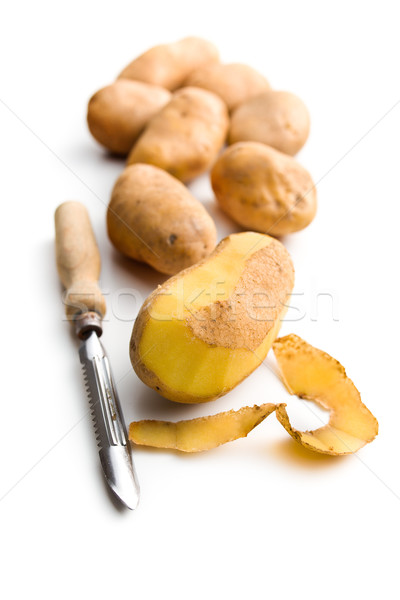 peeled potato with old potato peeler Stock photo © jirkaejc