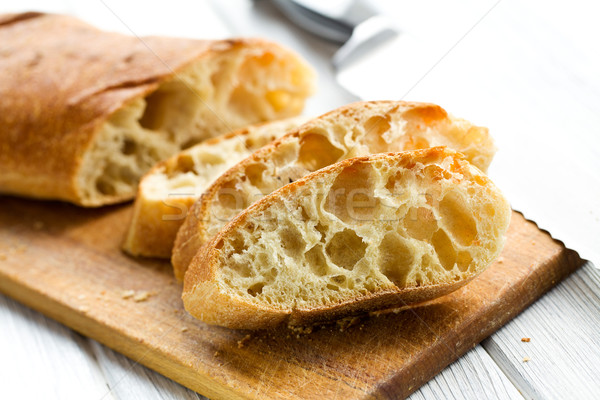 Stockfoto: Brood · keukentafel · voedsel · ontbijt · eten