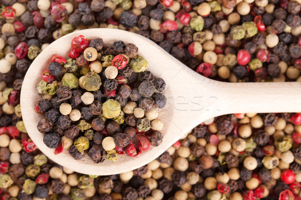 Stock photo: various colourful pepper