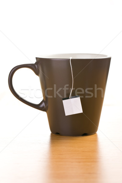 cup of tea with blank label Stock photo © jirkaejc
