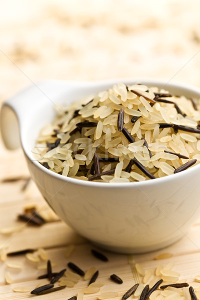 Pirinç seramik çanak tablo sağlık Stok fotoğraf © jirkaejc