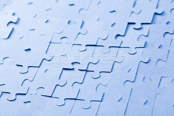 Stock photo: jigsaw puzzle background