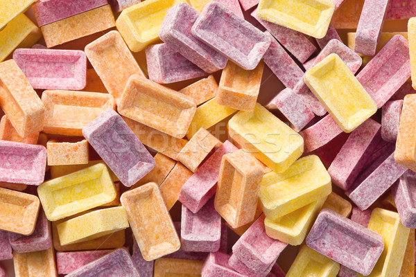 Kolorowy wyroby cukiernicze Fotografia shot grupy tęczy Zdjęcia stock © jirkaejc