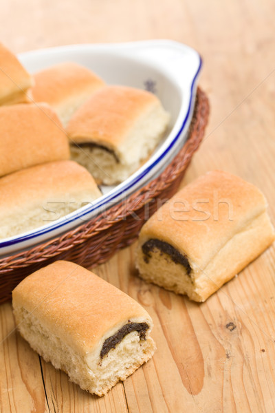 Papavero tavolo da cucina alimentare colazione mangiare bella Foto d'archivio © jirkaejc