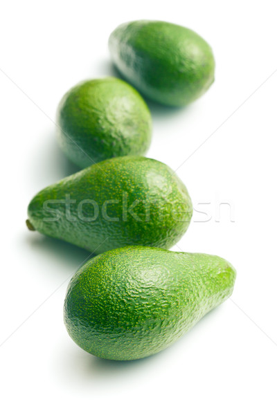 зеленый авокадо белый продовольствие фон еды Сток-фото © jirkaejc