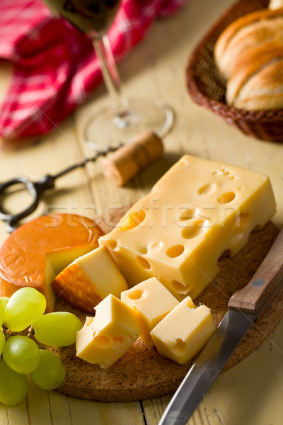 still life with cheeses Stock photo © jirkaejc