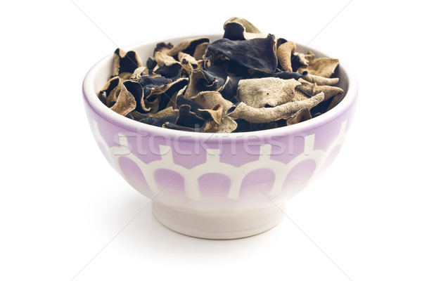 Dried chinese black fungus. Jelly ear Stock photo © jirkaejc