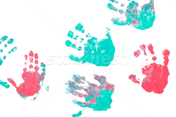 imprint child hands Stock photo © jirkaejc