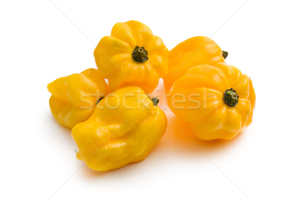 Stock photo: yellow habanero