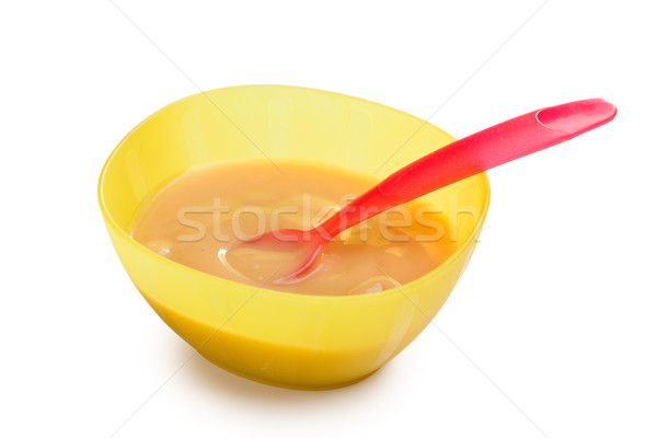 baby food in plastic bowl Stock photo © jirkaejc