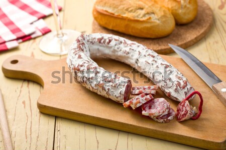 Stock photo: french white sausage